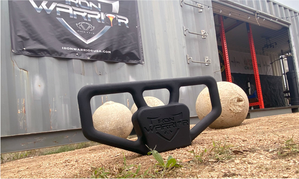 Tradesperson training with functional fitness equipment