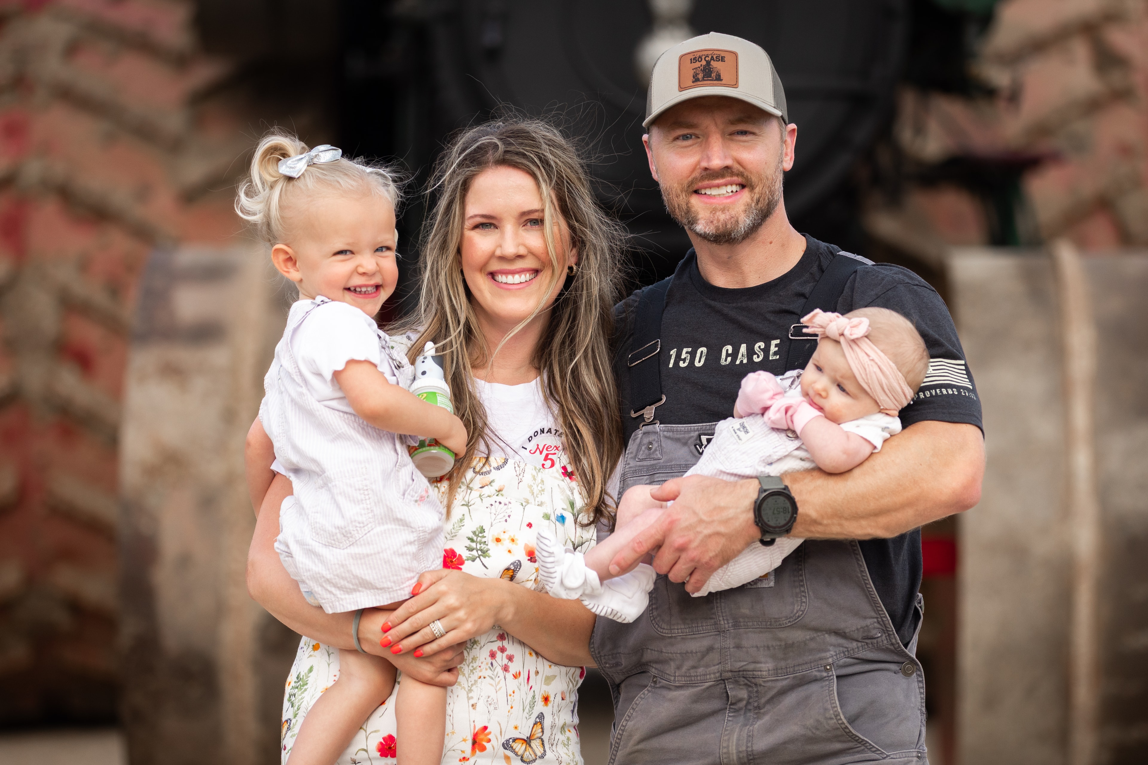 Kory and Ali Anderson with their family.
